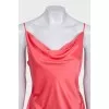 Pink silk dress