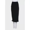 Black maxi skirt with tag
