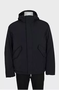 Men's black jacket with tag