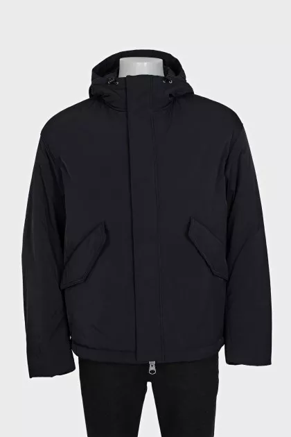 Men's black jacket with tag