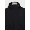 Men's black jacket with tag