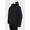 Men's black jacket with tag
