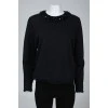 Back zip sweatshirt