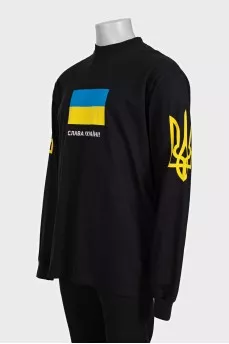 Men's loose-fitting long sleeve shirt