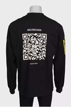 Men's loose-fitting long sleeve shirt