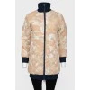Lightning jacket with a collar-stand