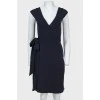Sleeveless wrap dress