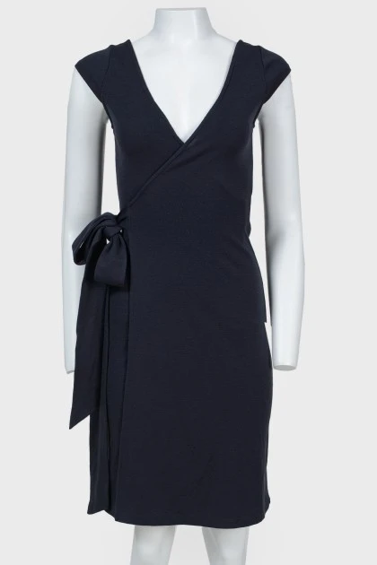 Sleeveless wrap dress