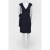 Sleeveless wrap dress