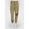 Floral jogging trousers