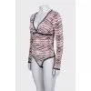 Animal print bodysuit