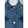 Denim jacket with rooster