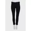 Чорні джинси skinny fit на низькій посадці