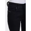 Чорні джинси skinny fit на низькій посадці