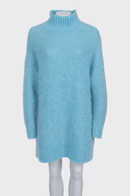 Блакитна oversize сукня