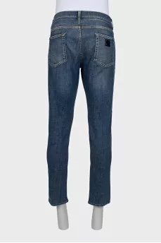 Чоловічі сині джинси skinny fit