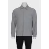 Men's pinstripe jacket with buttons