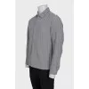 Men's pinstripe jacket with buttons