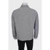Men's pinstripe jacket with buttons