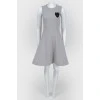 Sleeveless dress with a sun skirt