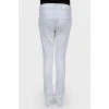 Skinny Jeans White High Rise