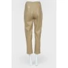Shortened high landing trousers