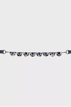 Necklace with pendants on ties