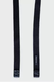 Necklace with pendants on ties
