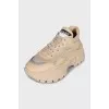 Centaurus leather sneakers