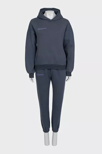 Blue tracksuit with trousers