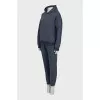 Blue tracksuit with trousers