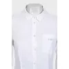 Fitted shirt decorated with rhinestones