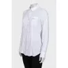 Fitted shirt decorated with rhinestones