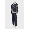 Men's tracksuit with stripes