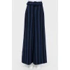 Stripes wide trousers