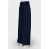 Stripes wide trousers