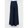 Stripes wide trousers