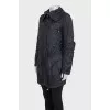 Straight-cut jacket with zipped pockets