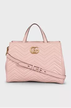 Кожажный тоут GG Marmont