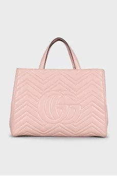 Кожажный тоут GG Marmont