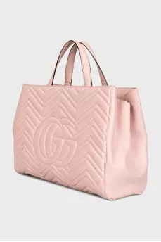 Кожажный тоут GG Marmont