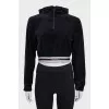 Black hoodie