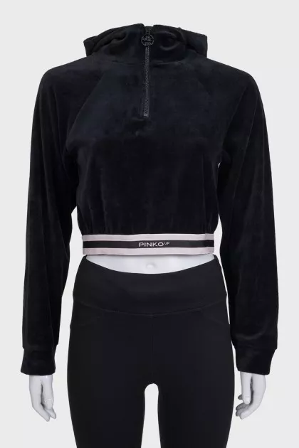 Black hoodie