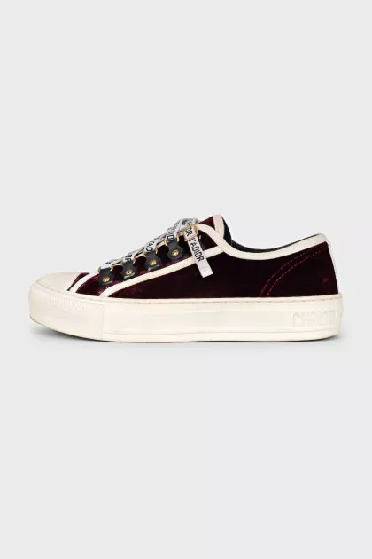 Red Walk'n'Dior sneakers