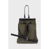 Drawstring bag with logo