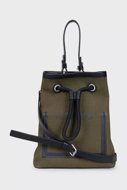 Drawstring bag with logo