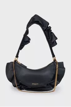 Black bag decorated with chains