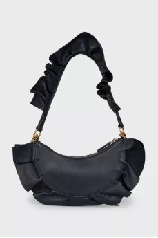 Black bag decorated with chains
