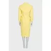 Yellow tweed skirt suit