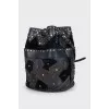 Bucket bag with a strap